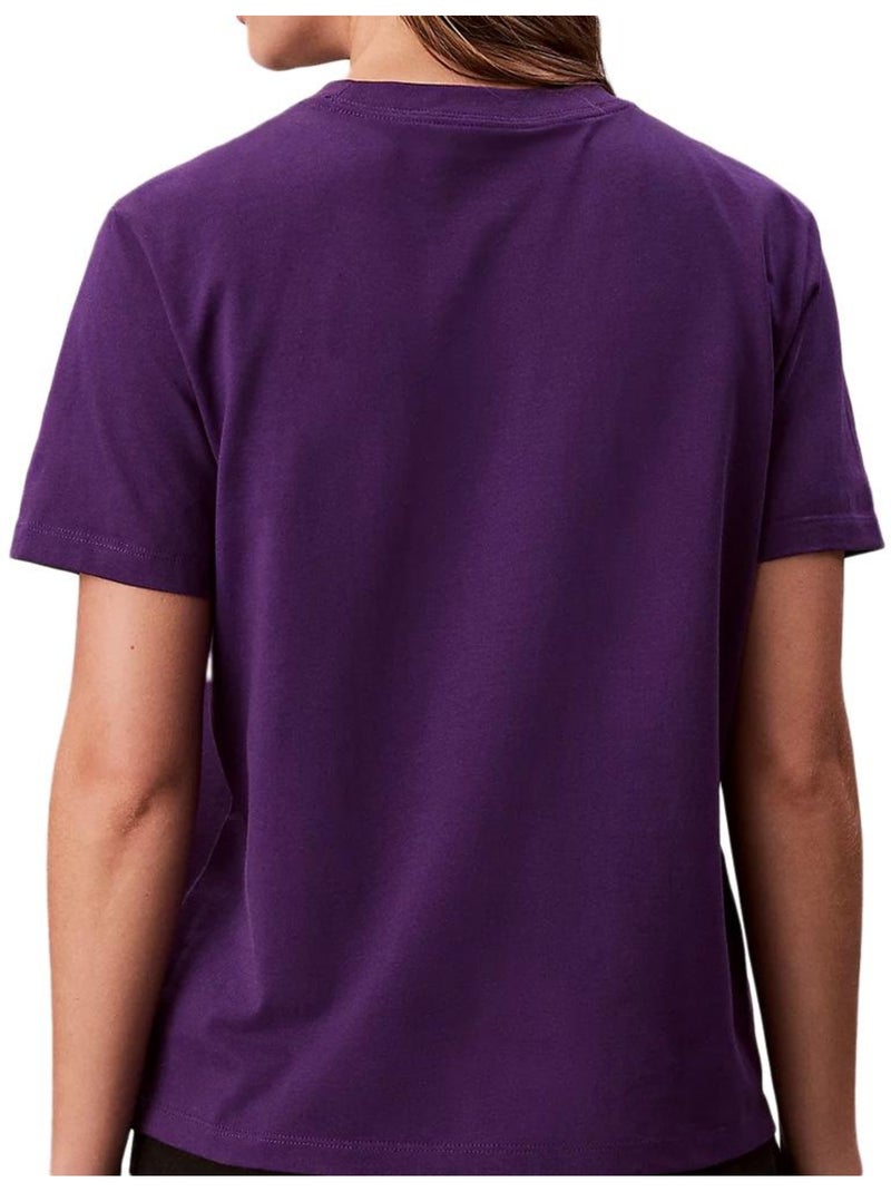 Camiseta Calvin Klein Jeans para Mujer Violeta - Kiabi