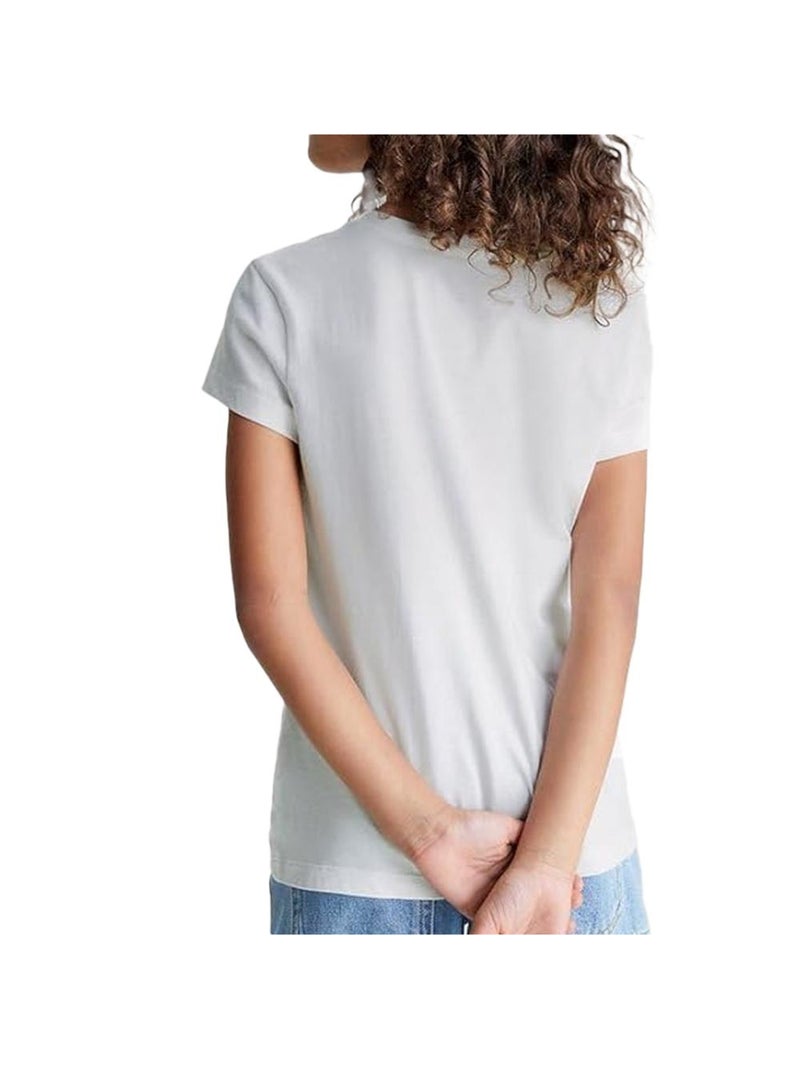 Camiseta Calvin Klein Jeans para Niña Blanco - Kiabi