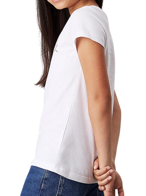 Camiseta calvin klein jeans para niña con logo - Kiabi