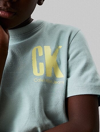 Camiseta Calvin Klein Jeans para Niño con Logo en el Pecho
