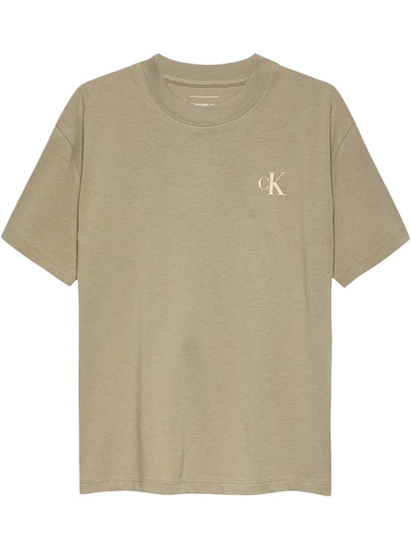 Camiseta Calvin Klein Jeans para Niño Marrón capuchino - Kiabi