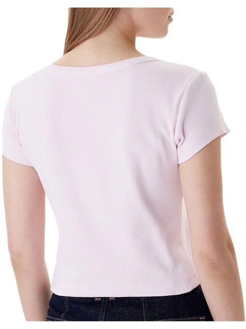 Camiseta Calvin Klein Mujer Etiqueta 2x2 - Kiabi Camiseta Calvin Klein Mujer Etiqueta 2x2 - Kiabi