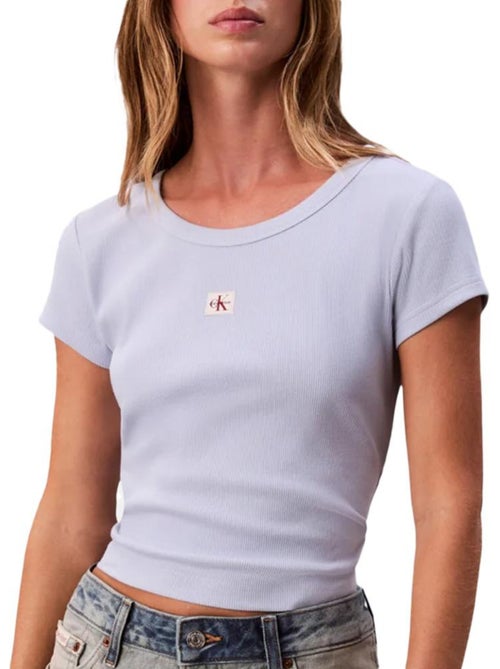 Camiseta Calvin Klein para Mujer con Etiqueta 2x2 - Kiabi