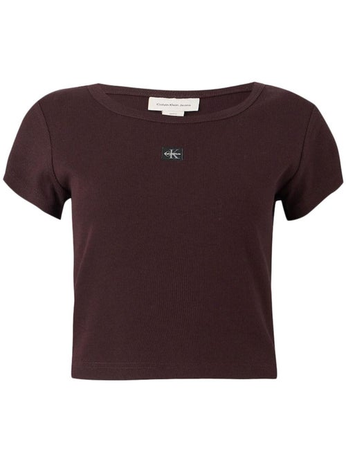 Camiseta Calvin Klein para Mujer con Etiqueta 2x2 - Kiabi Camiseta Calvin Klein para Mujer con Etiqueta 2x2 - Kiabi