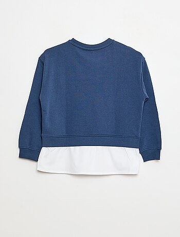 Camiseta camisa efecto 2 en 1