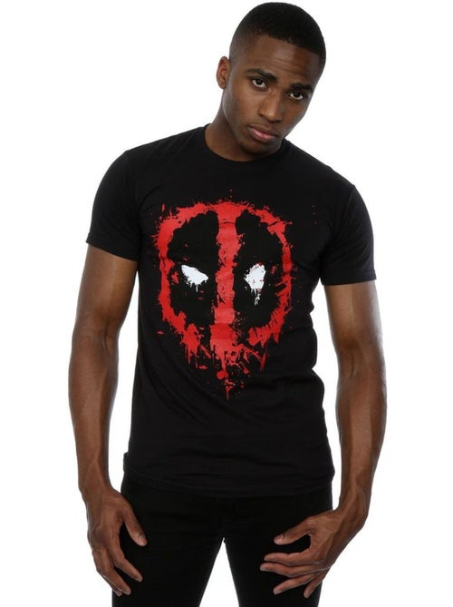 Camiseta cara splat de algodón para hombre - deadpool - Kiabi Camiseta cara splat de algodón para hombre - deadpool - Kiabi