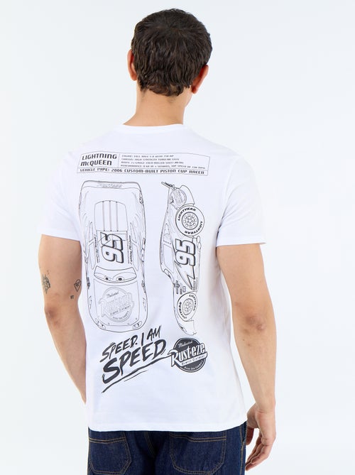 Camiseta 'Cars' 'Disney' 'Pixar' con estampado delantero y trasero - Kiabi