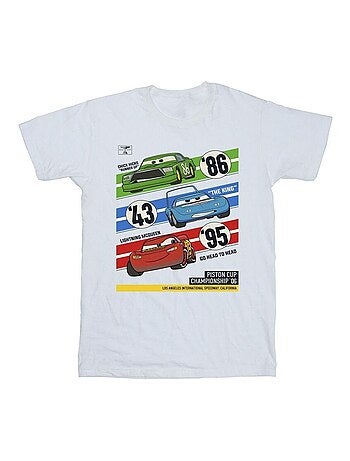 Camiseta cars piston cup champions para hombre - disney