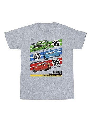 Camiseta cars piston cup champions para hombre - disney