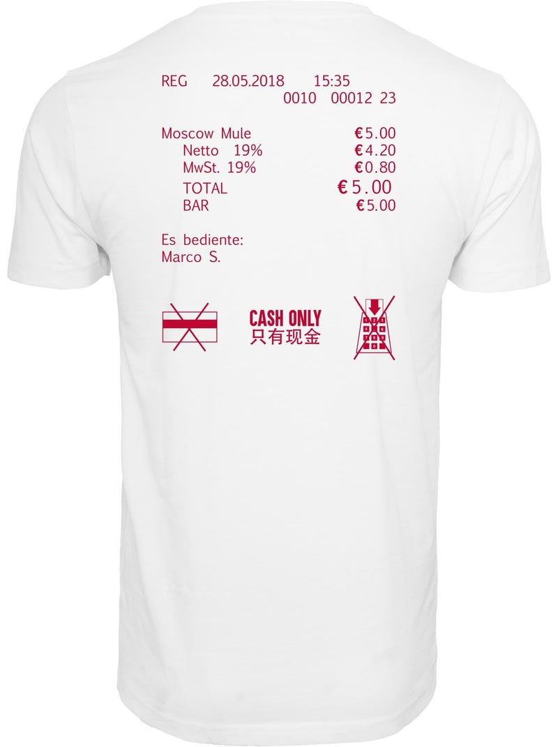 Camiseta cash only para hombre - mister tee Blanco - Kiabi
