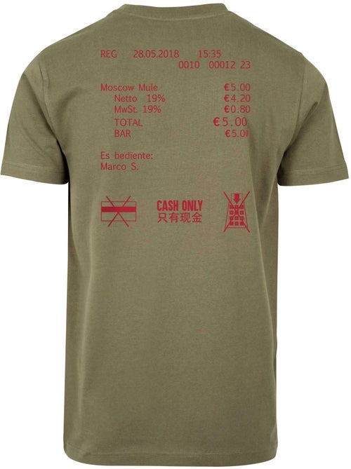 Camiseta cash only para hombre - mister tee - Kiabi