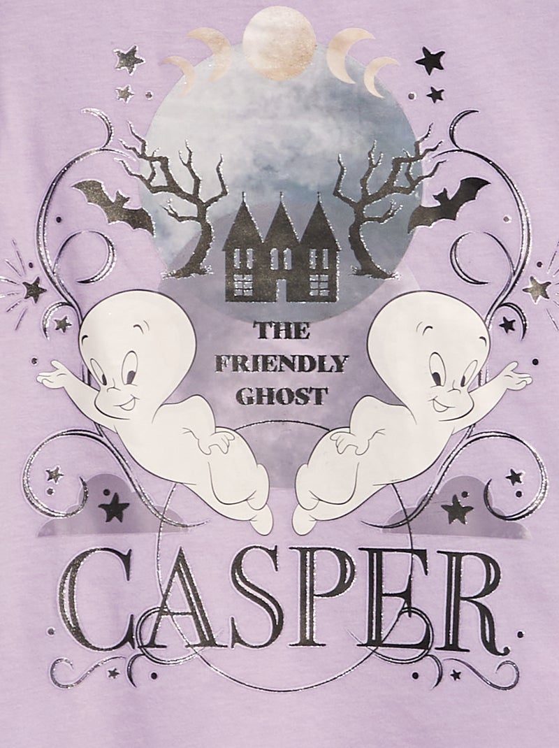 Camiseta 'Casper' de manga larga PURPURA - Kiabi