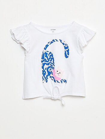 Camiseta casual de punto de algodón