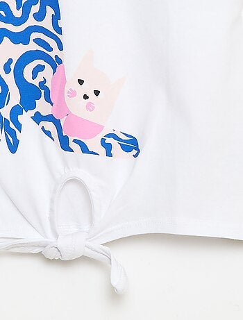 Camiseta casual de punto de algodón