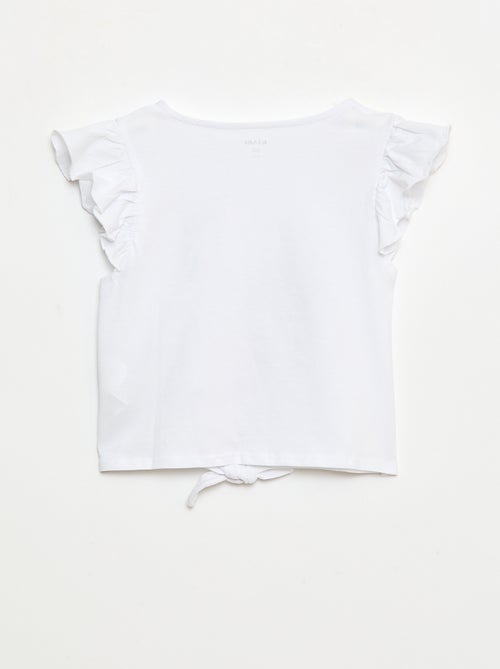 Camiseta casual de punto de algodón - Kiabi