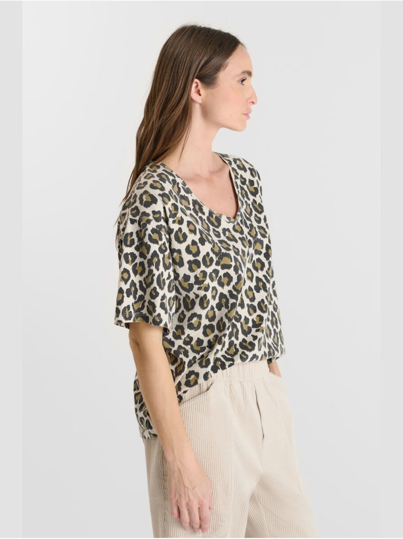 Camiseta CATLYN Marrón - Kiabi