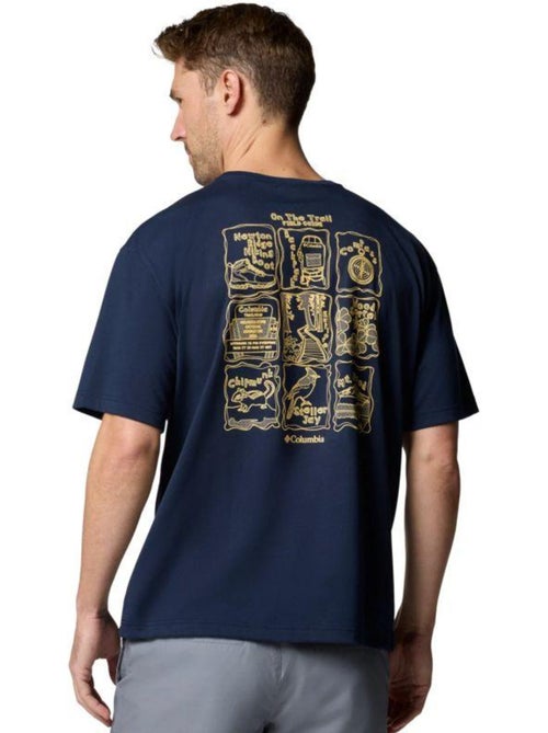 Camiseta cedar trail diseño estampado en espalda para hombre - columbia - Kiabi