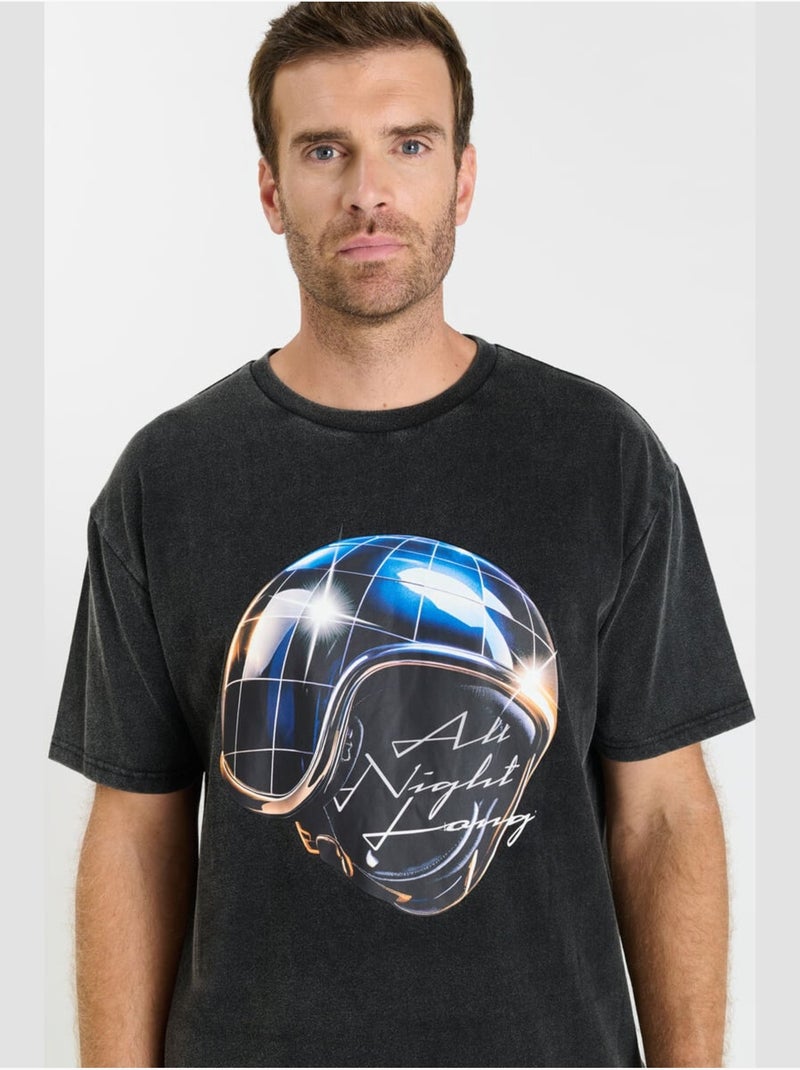 Camiseta cerámica «Le Temps des Cerises» Negro - Kiabi