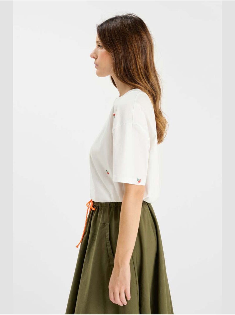 Camiseta CEREZA Blanco - Kiabi