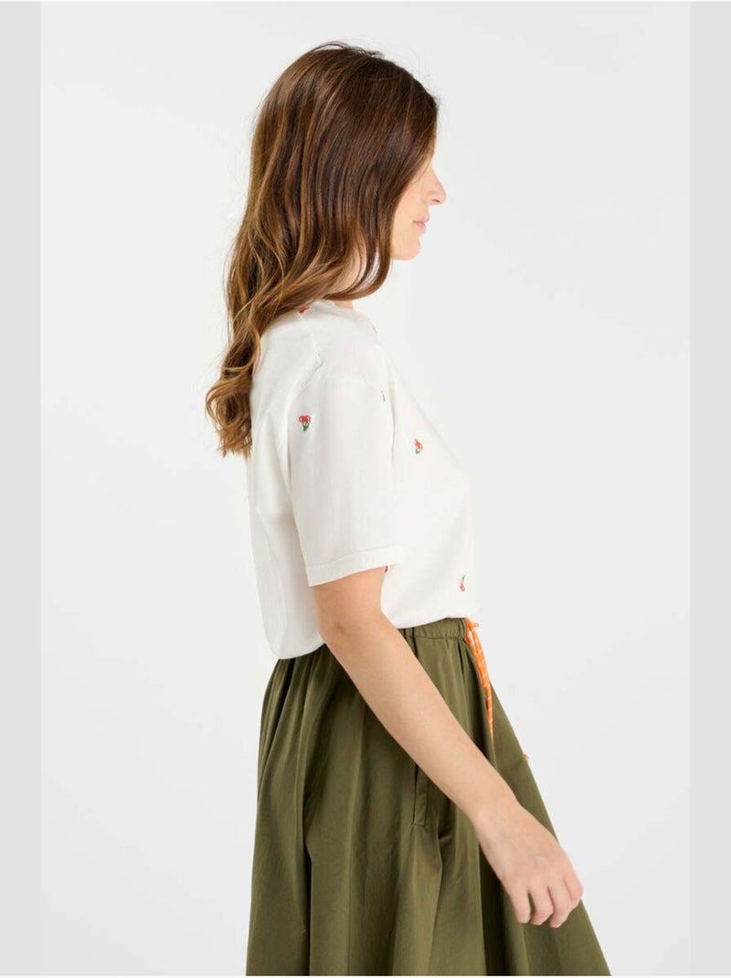 Camiseta CEREZA Blanco - Kiabi