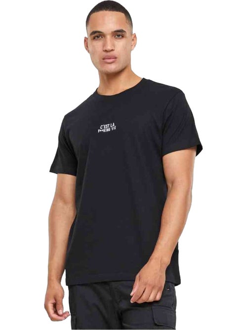 Camiseta c'est la f**king vie diseño bordado para hombre - mister tee - Kiabi