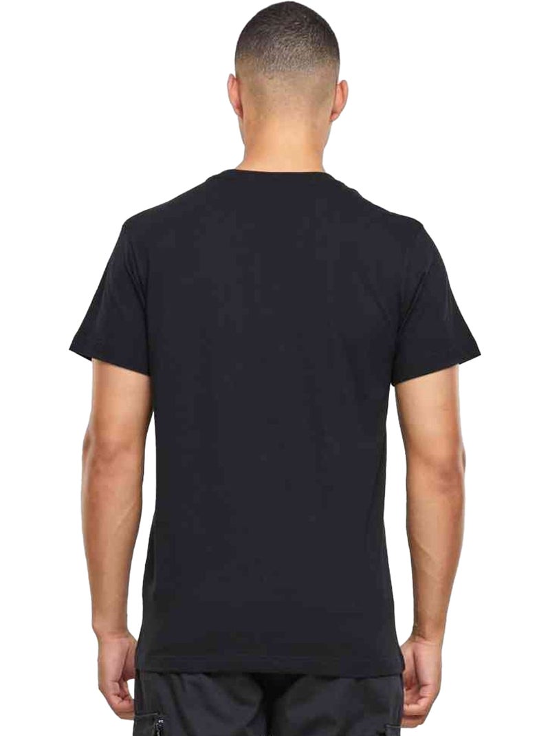 Camiseta c'est la f**king vie diseño bordado para hombre - mister tee Negro - Kiabi