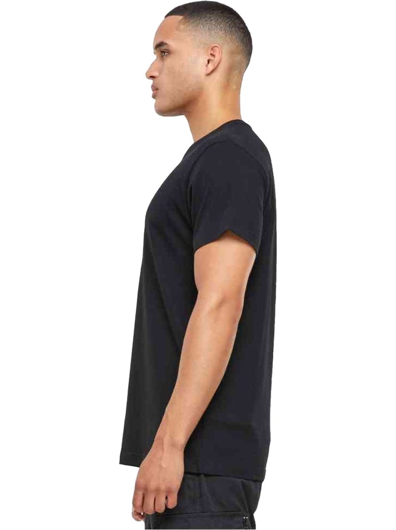 Camiseta c'est la f**king vie diseño bordado para hombre - mister tee Negro - Kiabi