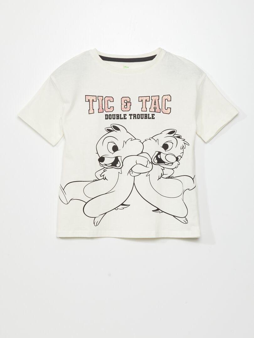 Camiseta 'Chip y Chop' de 'Disney' Beige - Kiabi