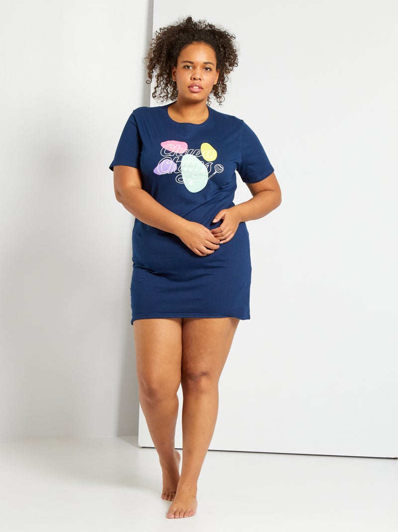 Camiseta 'Chupa Chups' azul marino - Kiabi