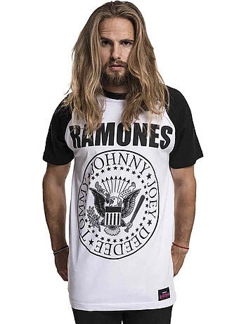 Camiseta circle diseño ramones raglan para hombre - merchcode