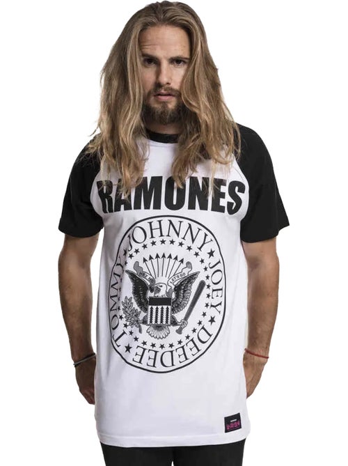 Camiseta circle diseño ramones raglan para hombre - merchcode - Kiabi