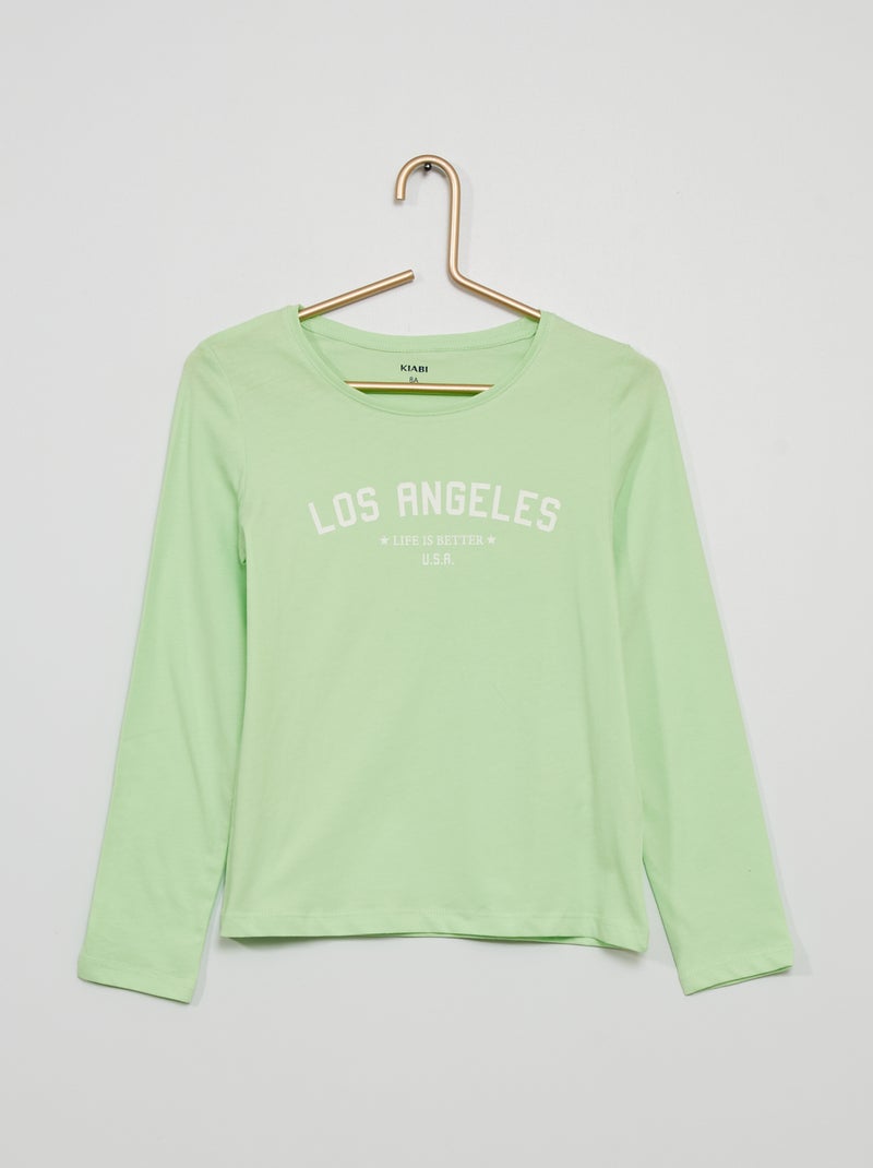 Camiseta 'ciudad' VERDE - Kiabi