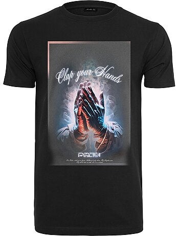 Camiseta clap your hands para hombre - mister tee