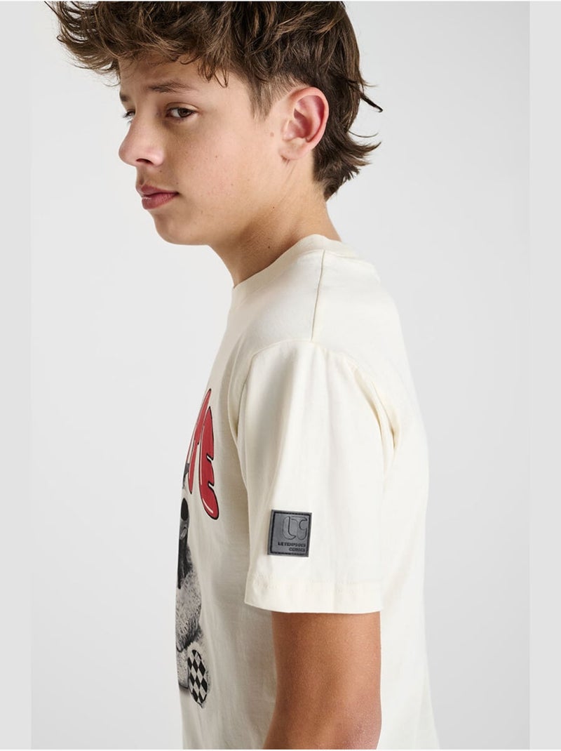 Camiseta CLYDEBO Blanco - Kiabi