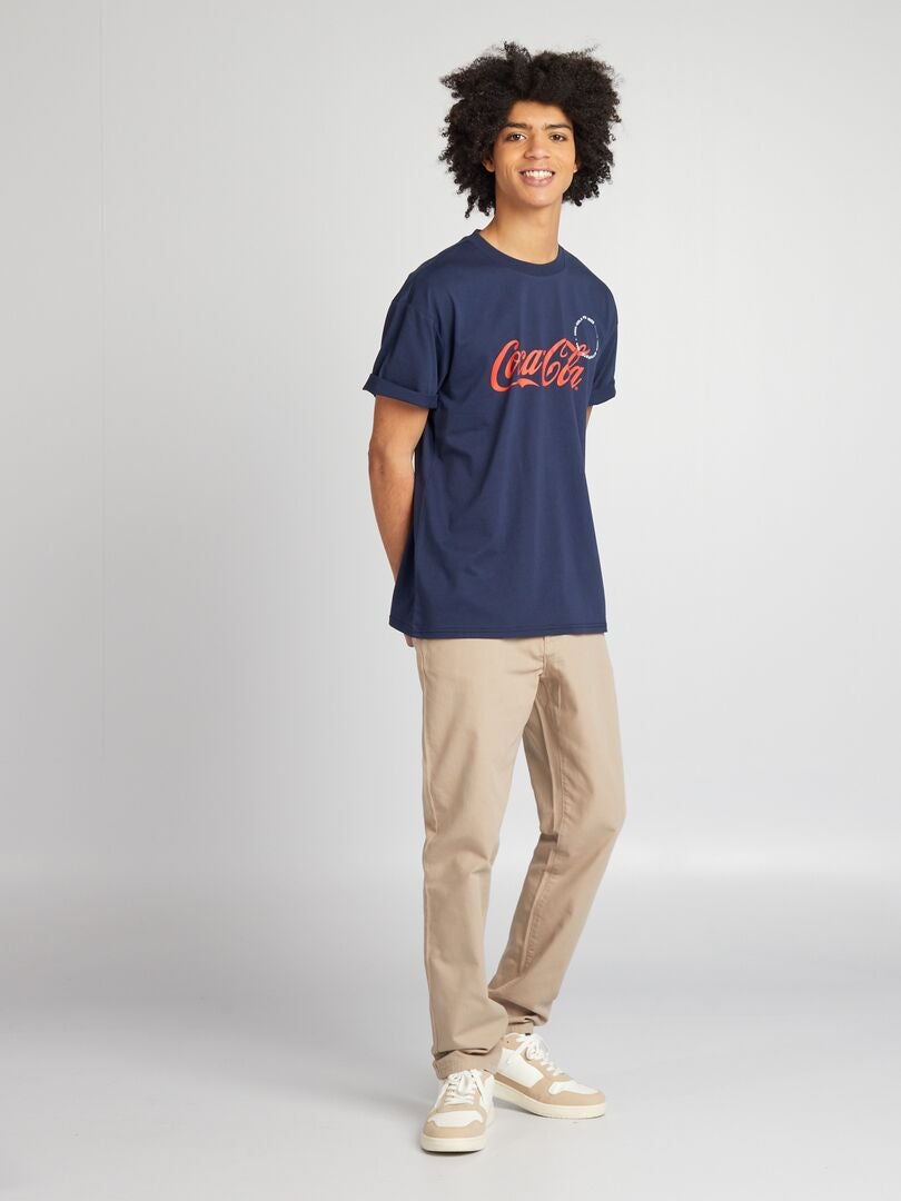 Coca-cola Camiseta Estándar Con Logo De Botella De Coca-cola | Cuotas