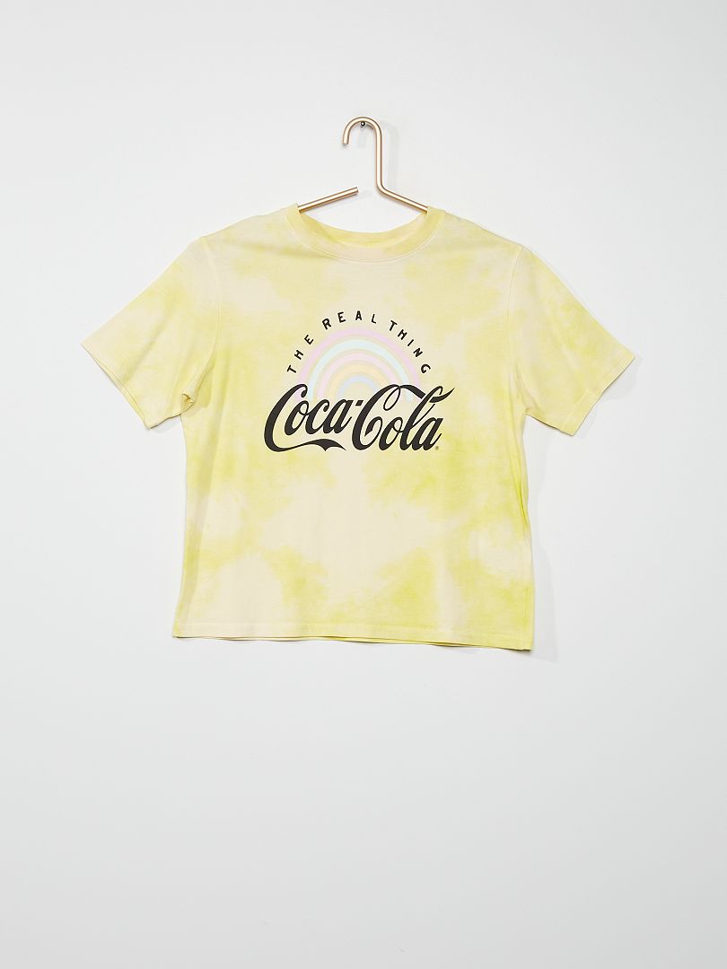 Camiseta 'Coca-Cola' tie-dye AMARILLO - Kiabi