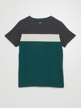 Camiseta colorblock