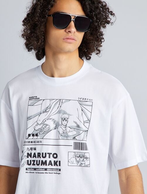 Camiseta cómoda de algodón 'Naruto' - Kiabi