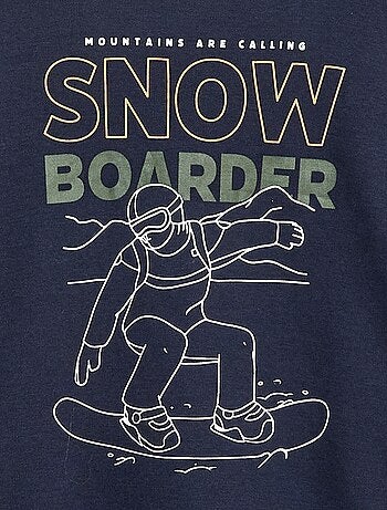 Camiseta confort estampada