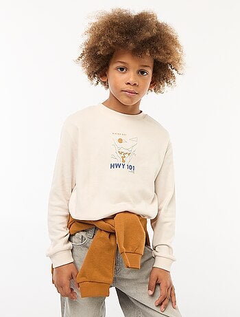 Camiseta confort estampada