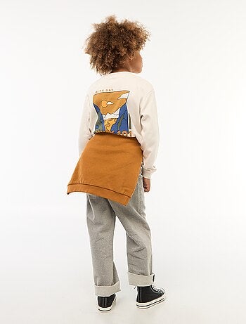 Camiseta confort estampada