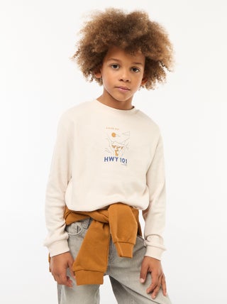 Camiseta cómoda estampada