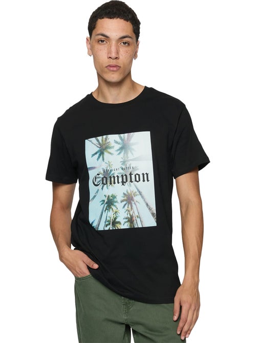 Camiseta compton diseño palmera de playa para hombre - mister tee - Kiabi Camiseta compton diseño palmera de playa para hombre - mister tee - Kiabi