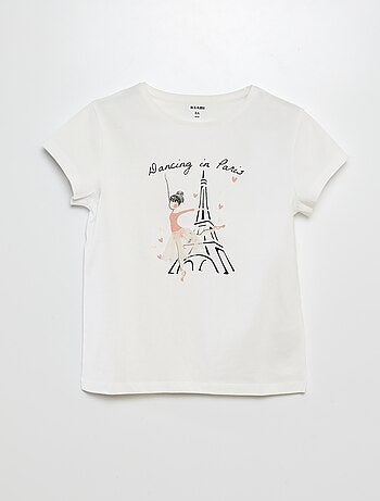 Camiseta con adorno