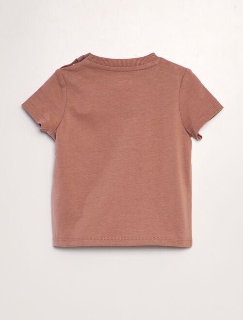 Camiseta con adorno en relieve - Kiabi