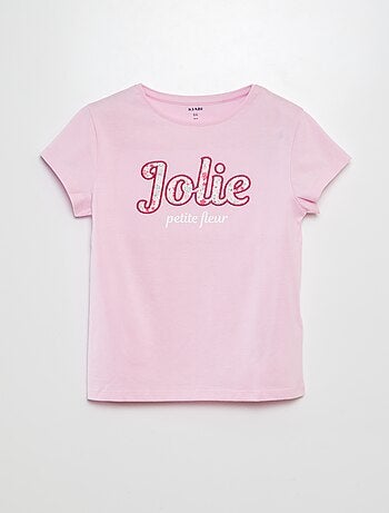 Camiseta con adorno