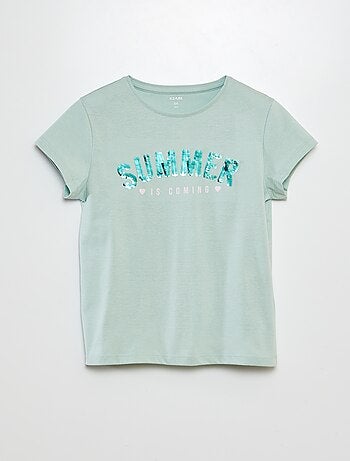Camiseta con adorno