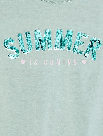 Camiseta con adorno
