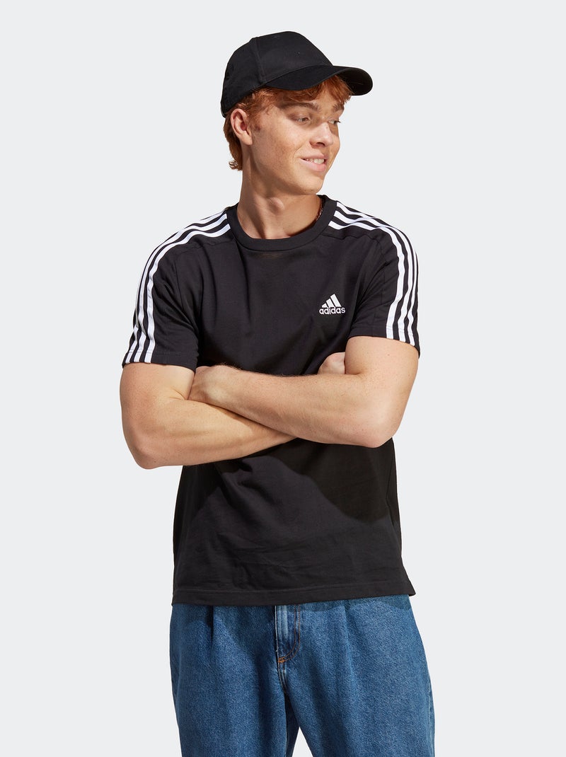Camiseta con bandas en los hombros 'Adidas' NEGRO - Kiabi