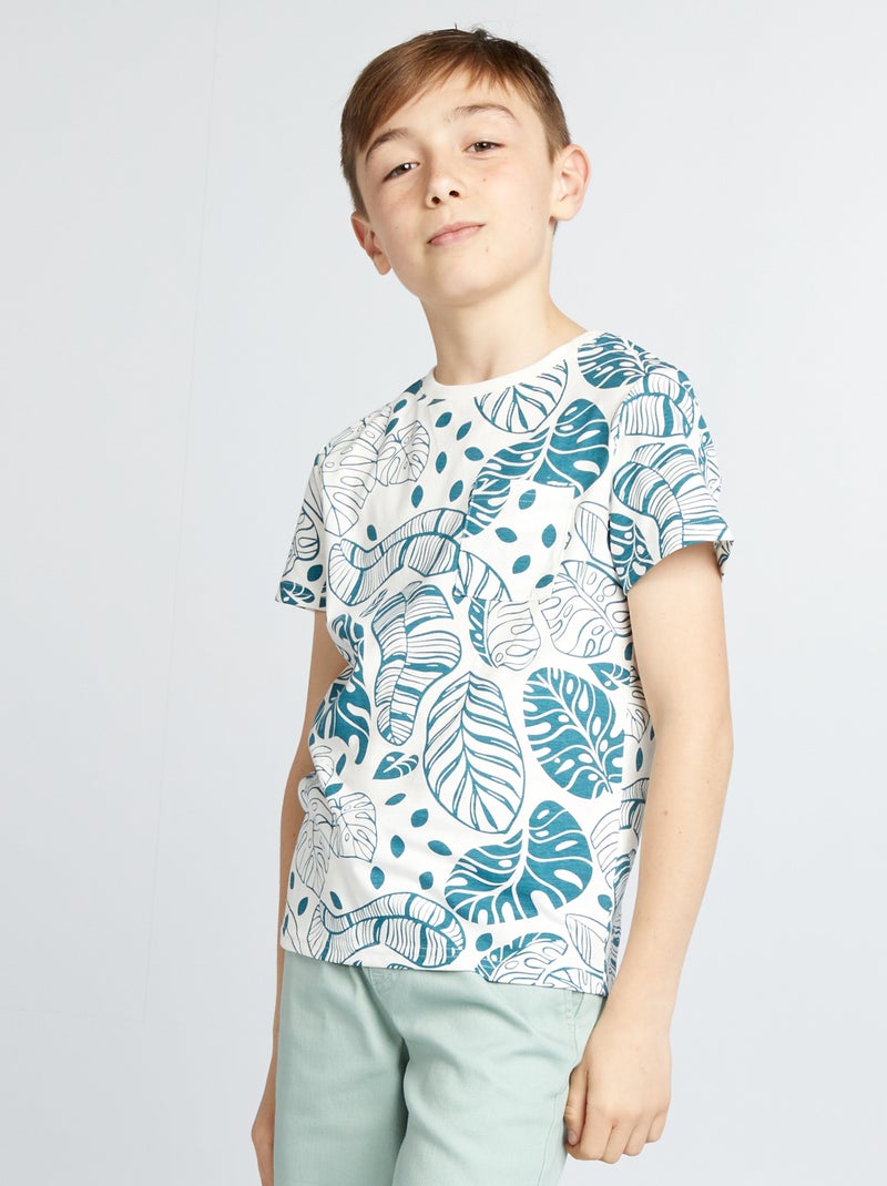 Camiseta con bolsillo - So Easy BLANCO - Kiabi